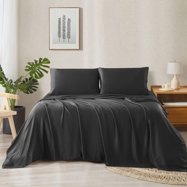 LivingTaste Home Inc - Wholesale Sheet Set - Tencel Bed Sheet 4-Piece Set2