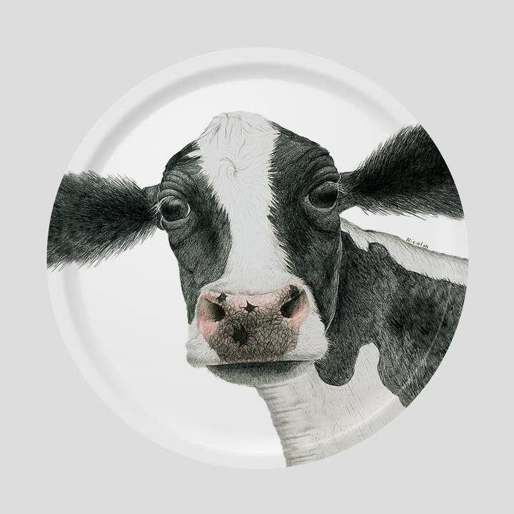 Charlotte Nicolin – Großhandel Serviertabletts – Rosa - Runde Tabletts0