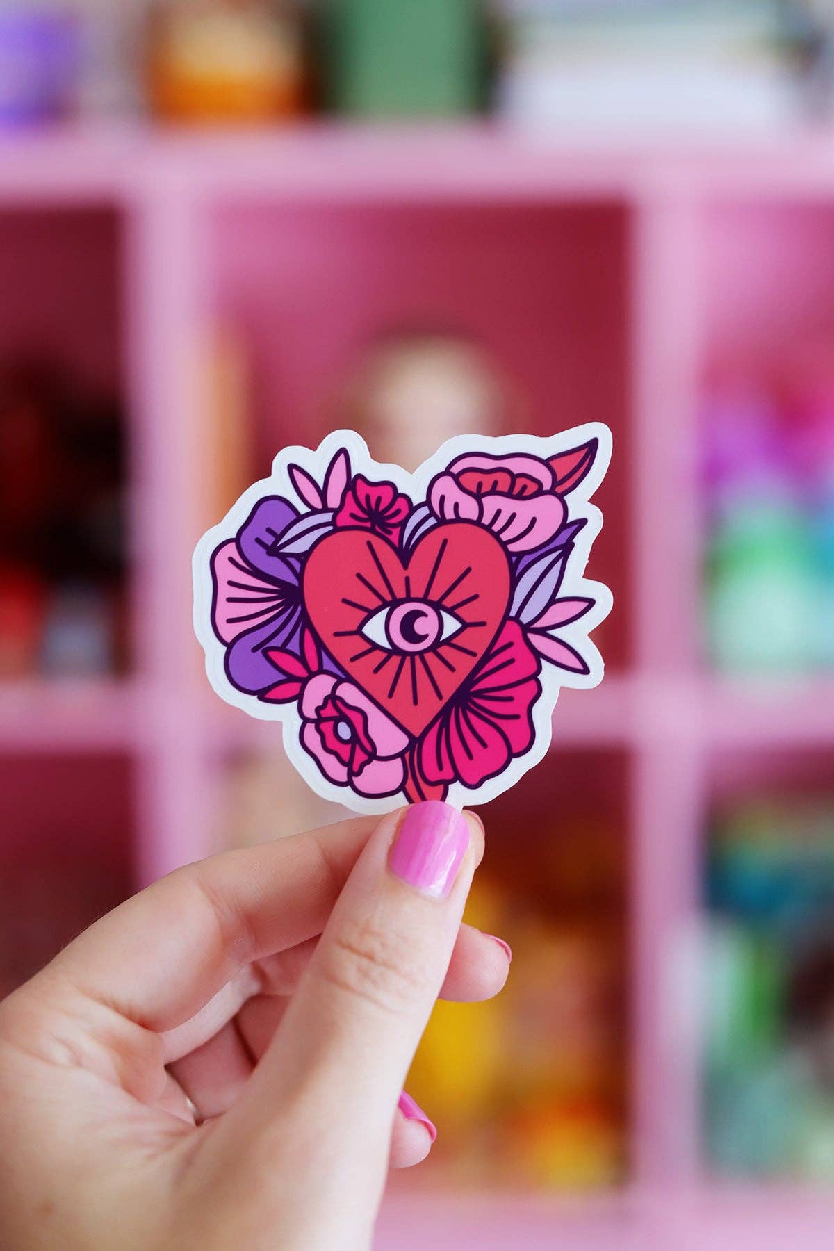 Poulette Magique - Wholesale Sticker - Flower heart sticker0