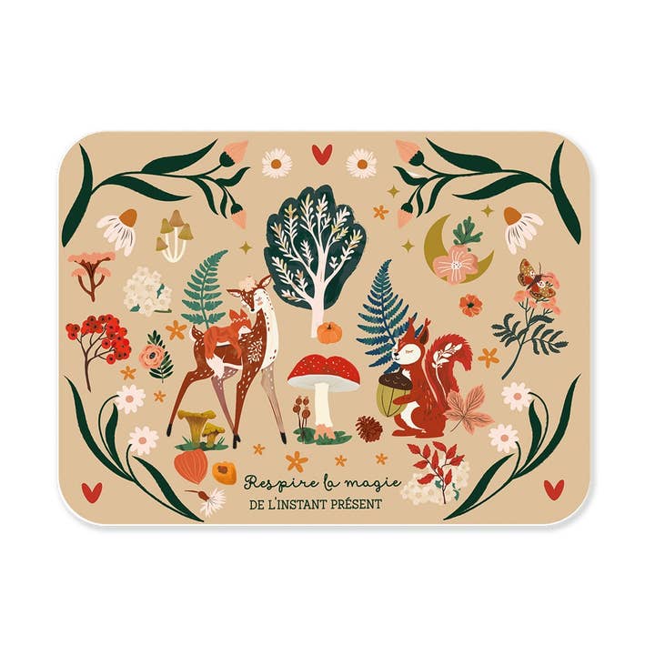 Rektangulær metalkasse - La Parenthèse (træk vejret) for engroshandel hos Maison Royal Garden