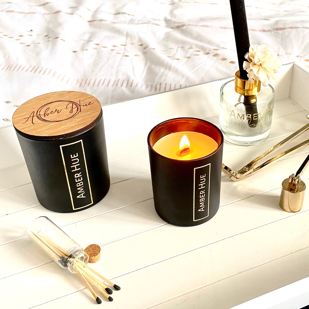 Amber Hue Candles - Wholesale Jar/Filled Candle - Sample 30cl - Deluxe & Christmas Candle Collection4