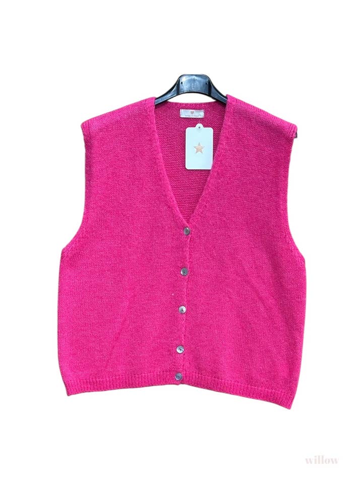 Sleeveless knit vest for wholesale by MOONSUN