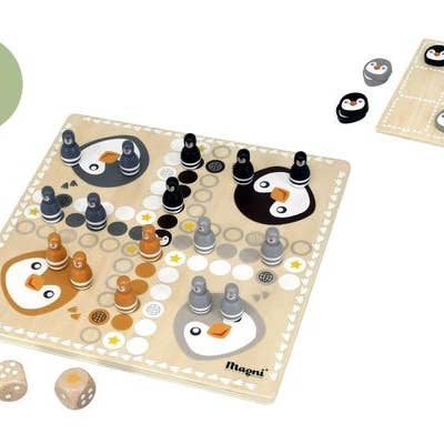 Magni ApS - Wholesale Board Game - Ludo and Tic-tac-toe in Fsc Wood