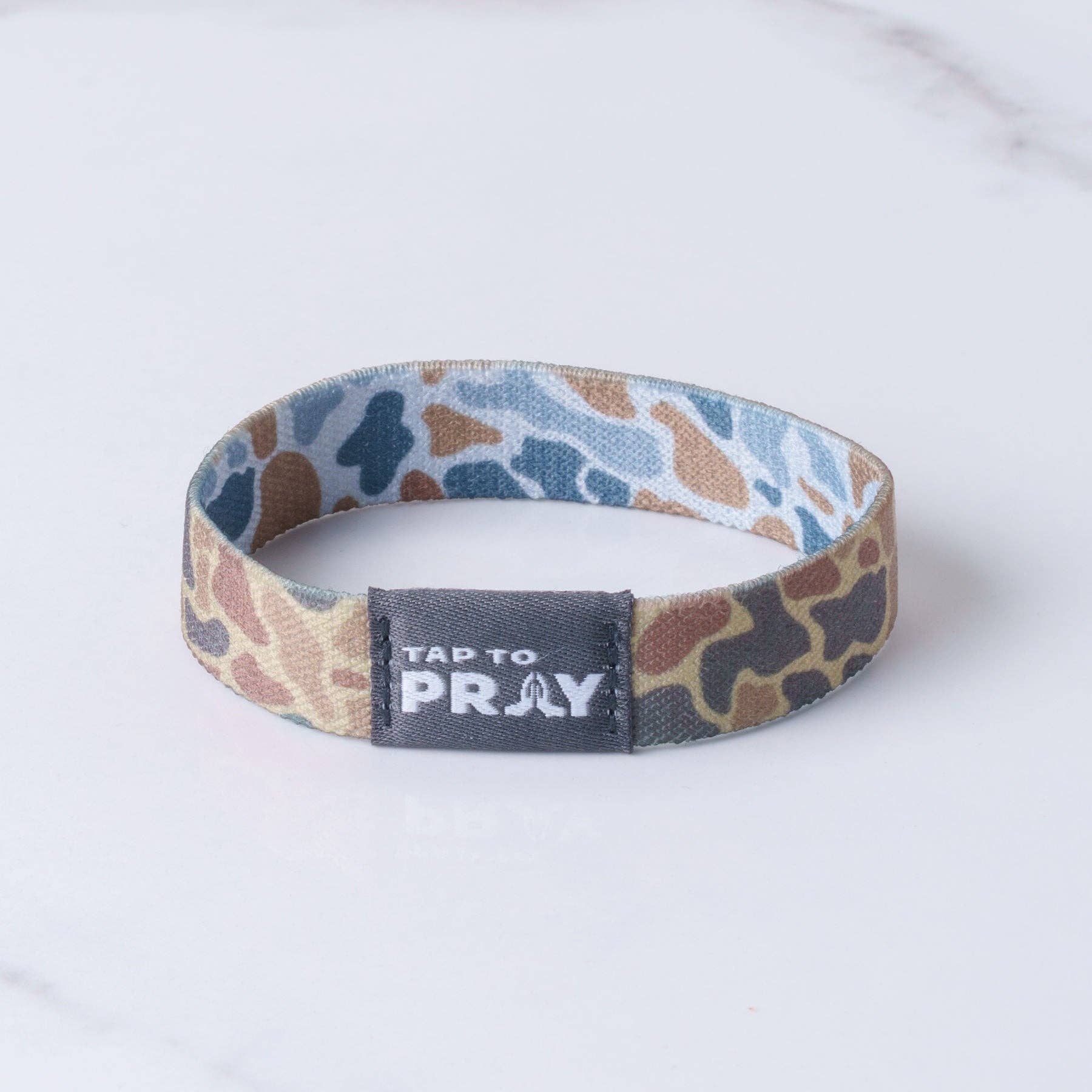 Versible - Wholesale Wristband - Tap To Pray® Wristband – River Rock Camo - Sahara and Copper2