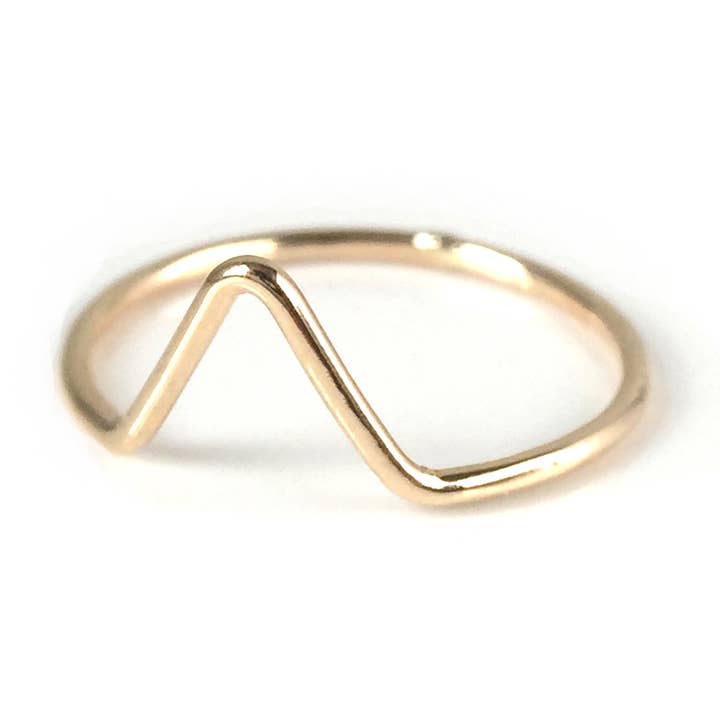 Goldeluxe Jewelry – wholesale Band/stacked ring – Peak Stacking Ring0