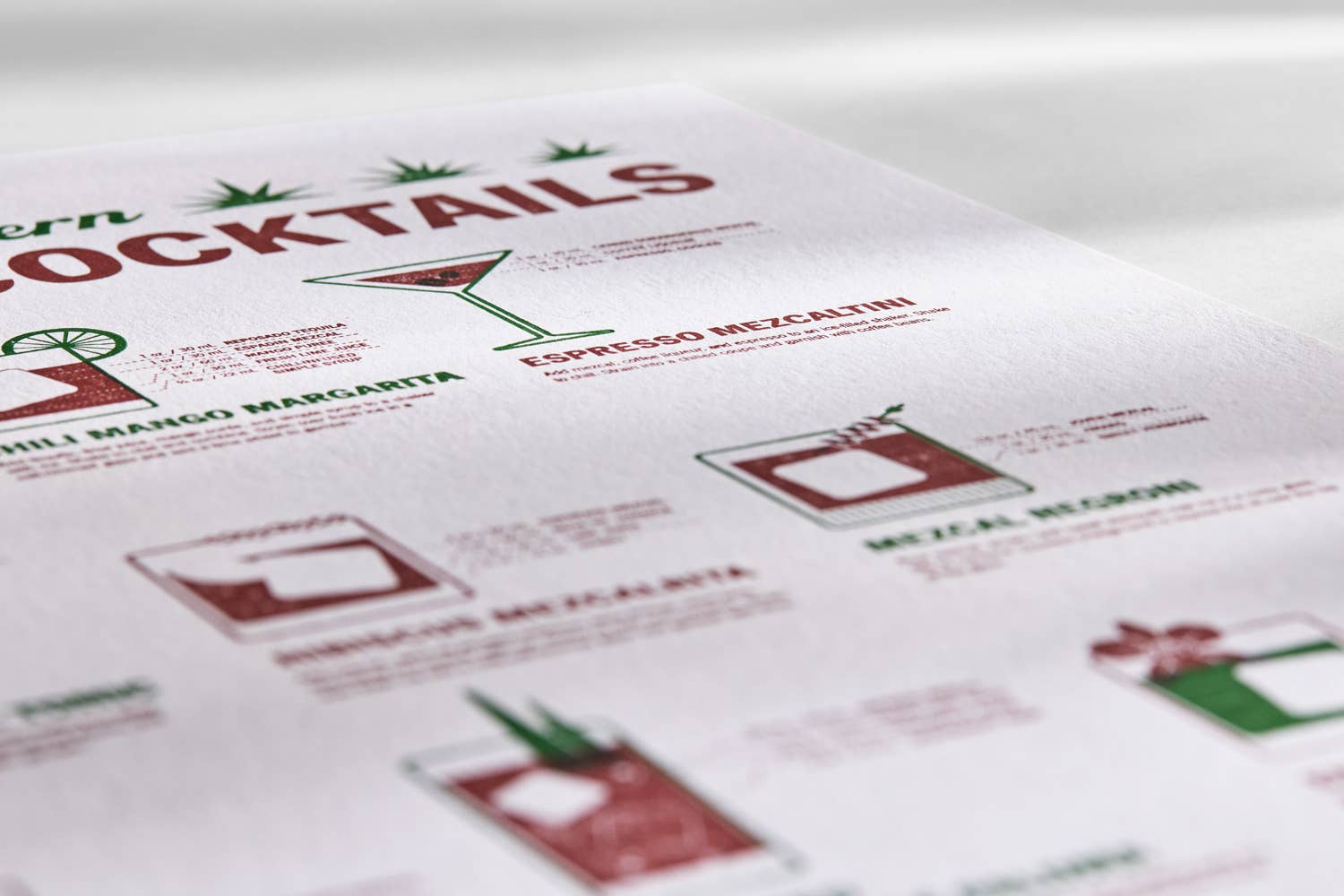 33 Books Co. - Wholesale Art Print - Mezcal Cocktails Print | Home Decor | Valentines Gifts1