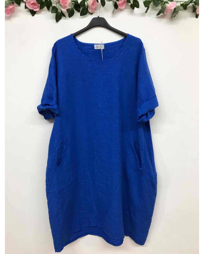 LINEN & COTTON HOUSE – Großhandel Kleid – Damen – Leinenkleid 167 Frühling Sommer Kollektion3