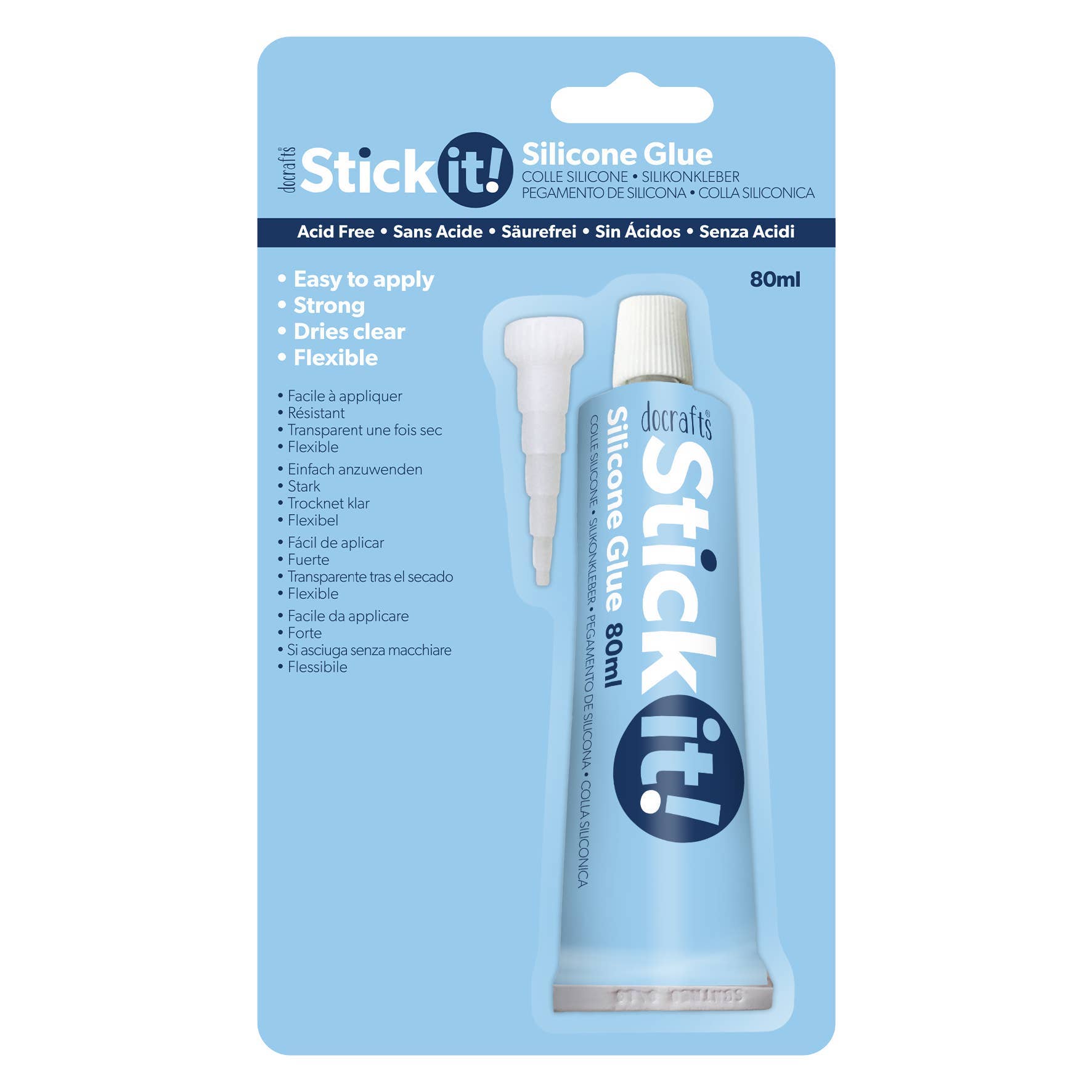 West Design Products UK – wholesale Glue – Stick It! Silicone Glue Tube (80ml)0