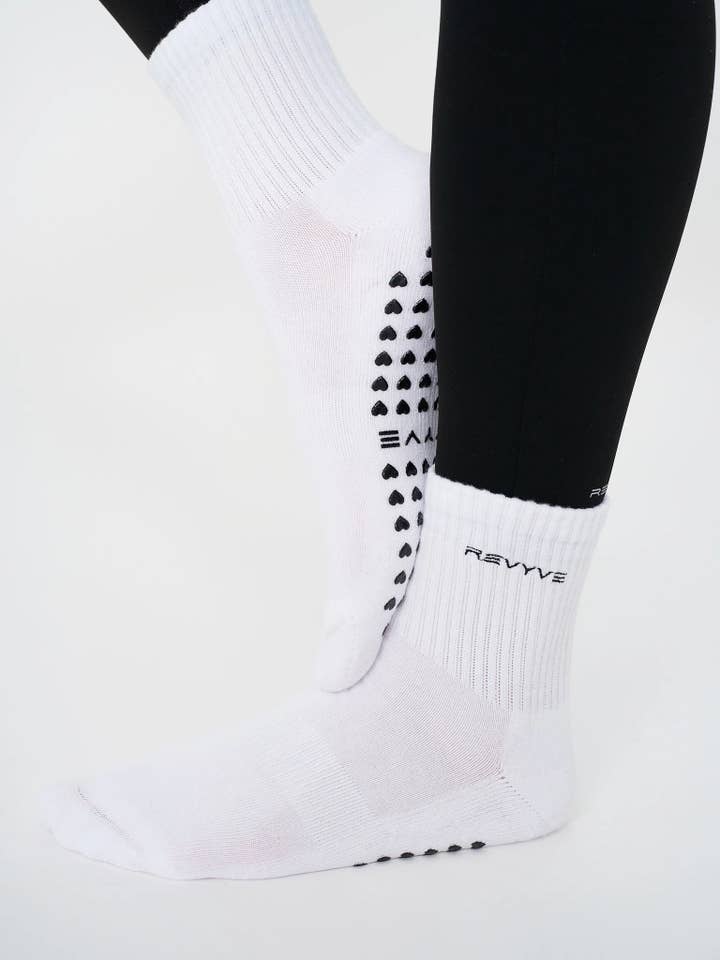 Grip Socks with Hearts for wholesale by Revyve Active
