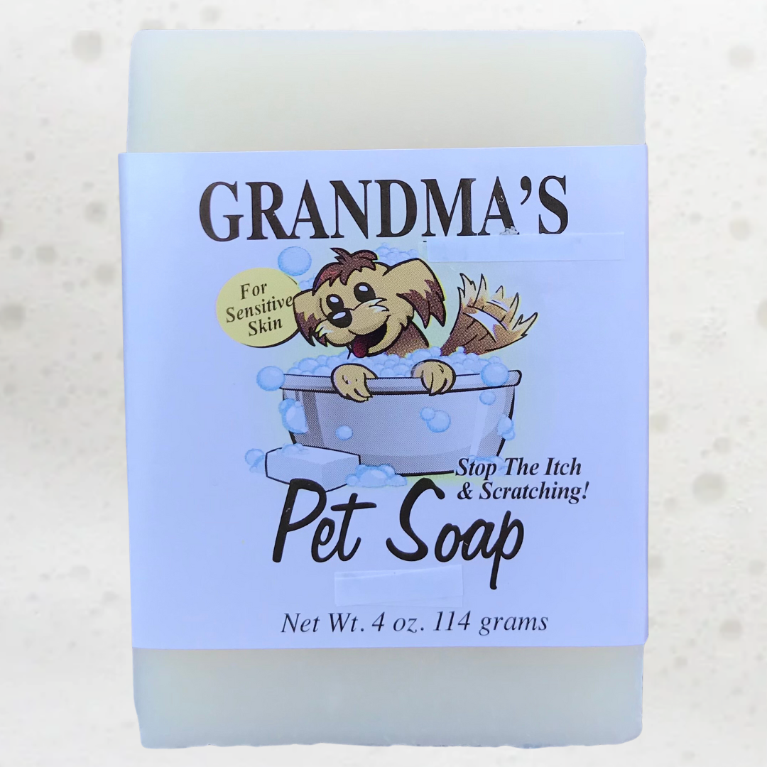 Grandma's Hand-Crafted Soaps - Wholesale Pet Soap - Dog - Pet Soap for Sensitive Skinned Pets, 4.0 oz, 12 Ct.1