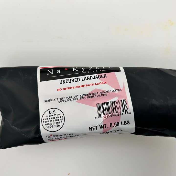 Na*Kyrsie Meats - Wholesale Sausage - Landjager1