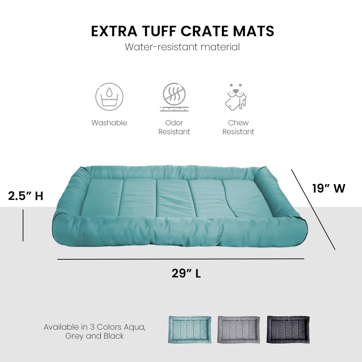Precious Tails - Wholesale Pet Bed - Dog - Precious Tails Xtra Tuff Crate Mat8