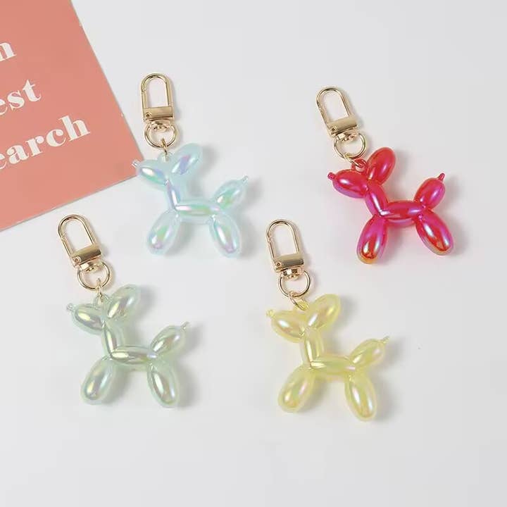 MKS America - Wholesale Keychain - Women's - Jelly Balloon Dog Keychain Bag Pendant9