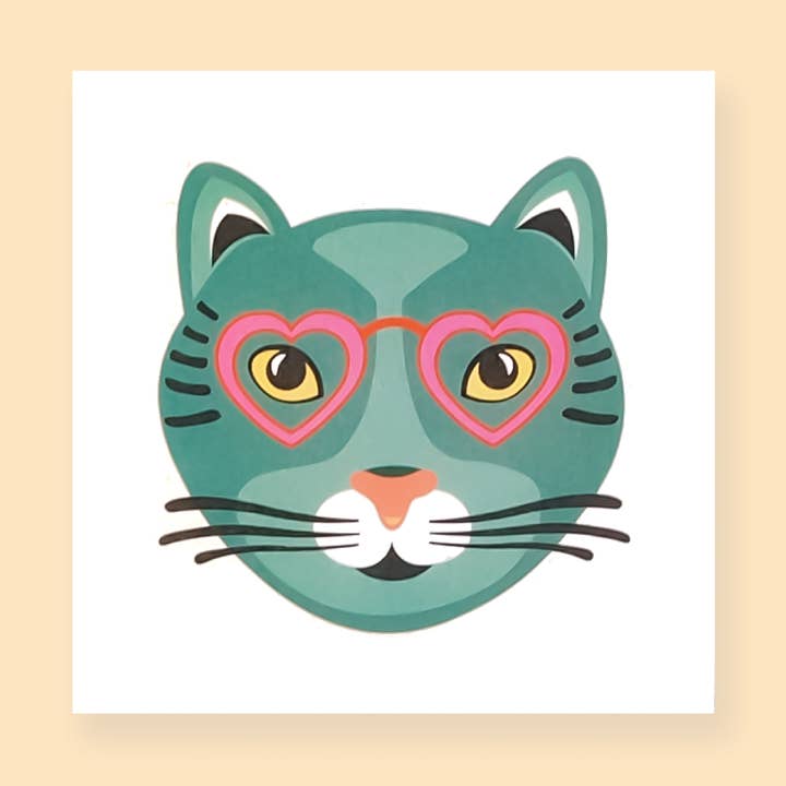 Tatuagem Temporária Gato Amoroso por atacado de wowgoods