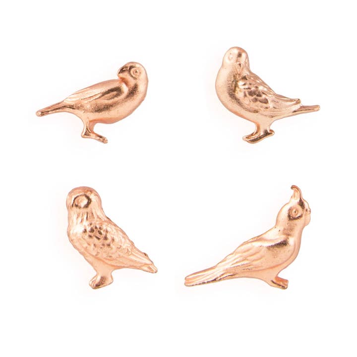 Three by Three Seattle - Wholesale Magnet - cast metal bird magnets