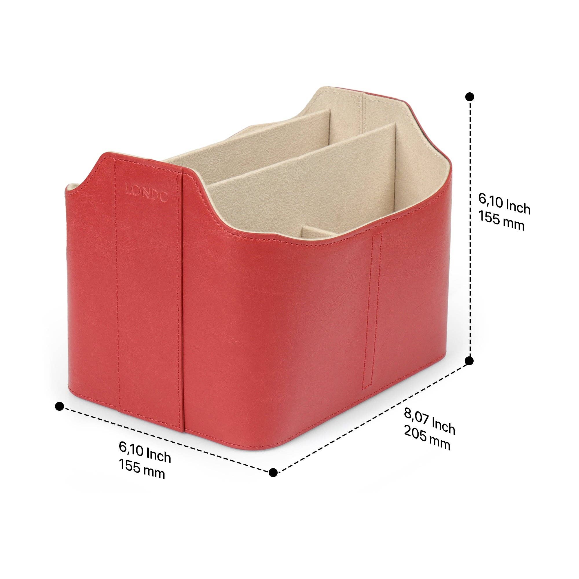 Londo - Wholesale Desk Organizer - Londo Leather Remote Control Organizer and Caddy with Tablet Slot33