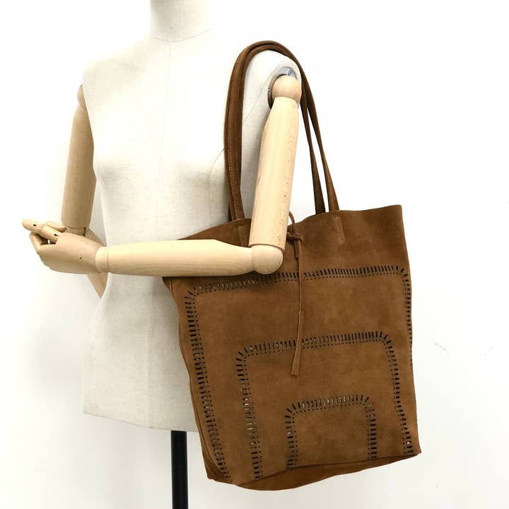 SHOPPER MOMO LAZER EPSY SUEDE for wholesale by MILANO AMOUR