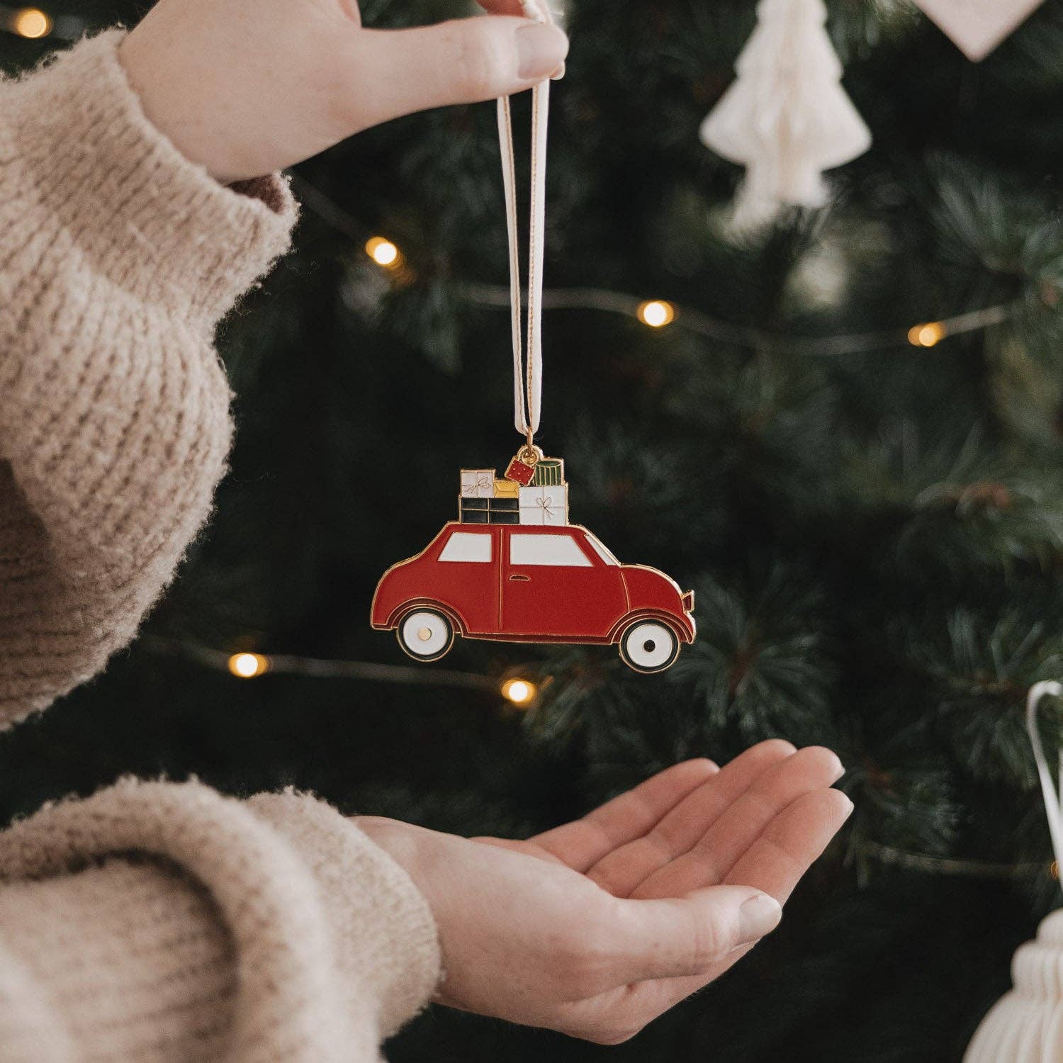 Eulenschnitt - Vente Décoration de Noël - Décoration de sapin voiture de Noël (UE = 6 pcs)2