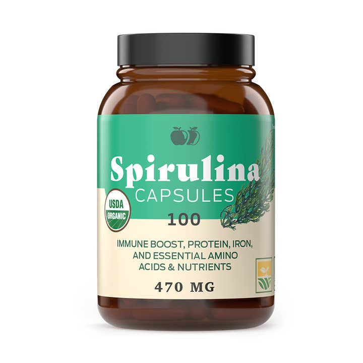 Organic Spirulina Capsules for wholesale by Complete Natural Products