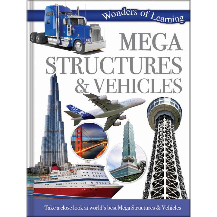 Mega Structures & Vehicles - Children's Reference Book for wholesale by Robert Frederick Ltd