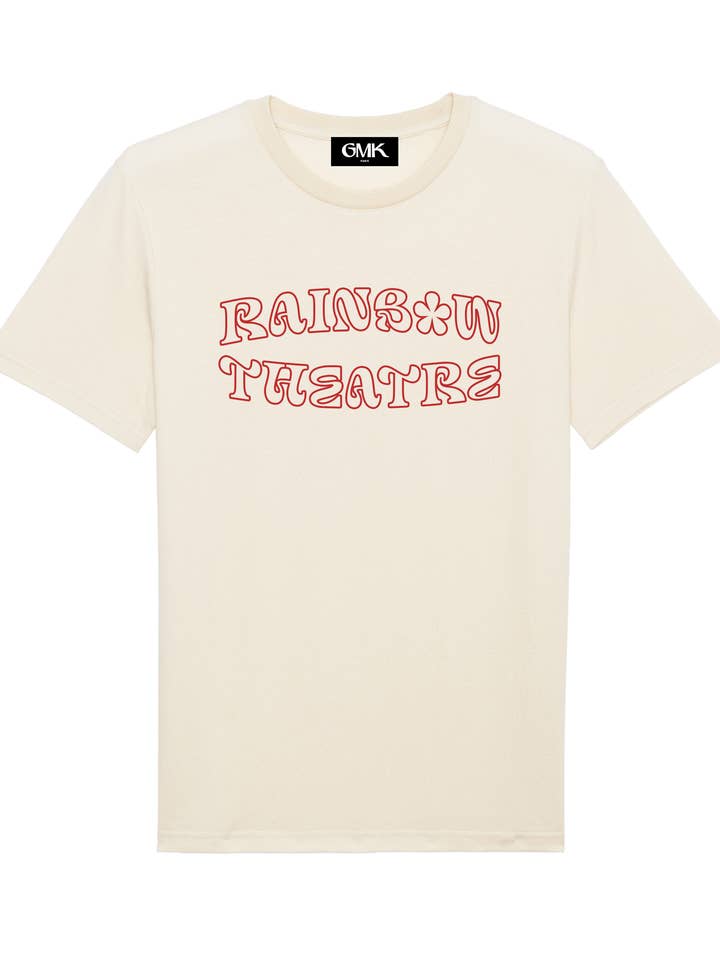 RAINBOW THEATRE NATURAL T-SHIRT for wholesale by GOOD MORNING KEITH