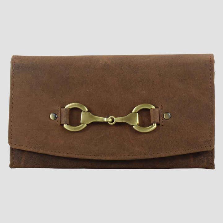 Sadie Tasche mit Trense aus Hunter-Leder für den Großhandel von Grays 1922