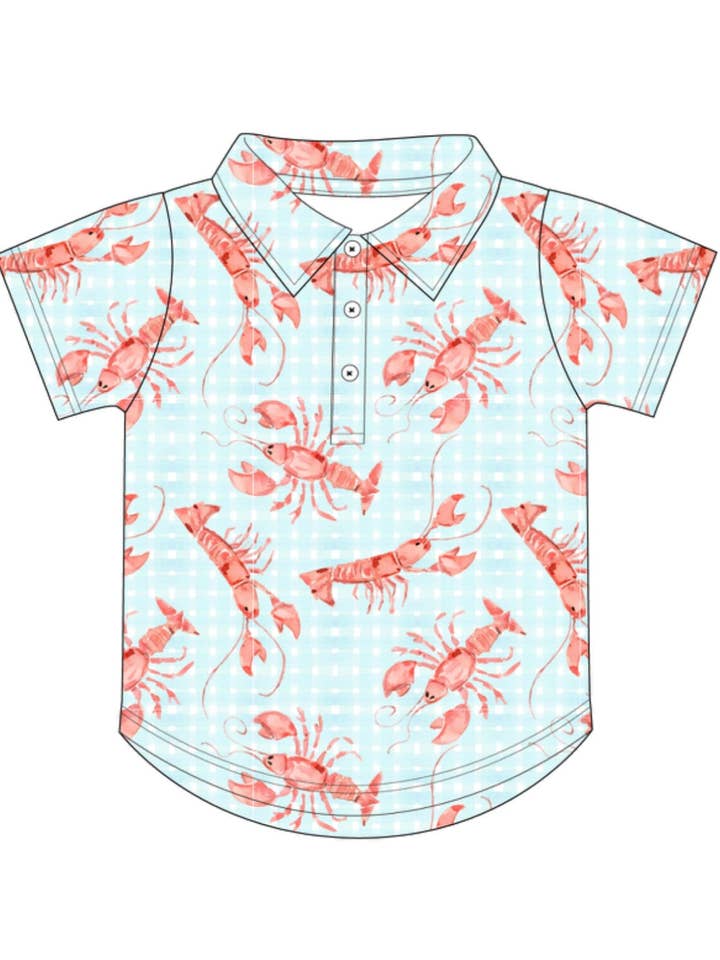 Sweet Bay Clothing - Wholesale T-Shirt - Kids - Crawfish Polo Shirt1