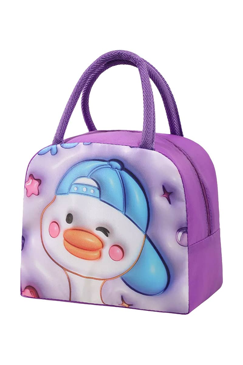 Cap Zone – wholesale Lunch bag/box – Kids – Animal Friends Insulated Bento Box Lunch Bag1