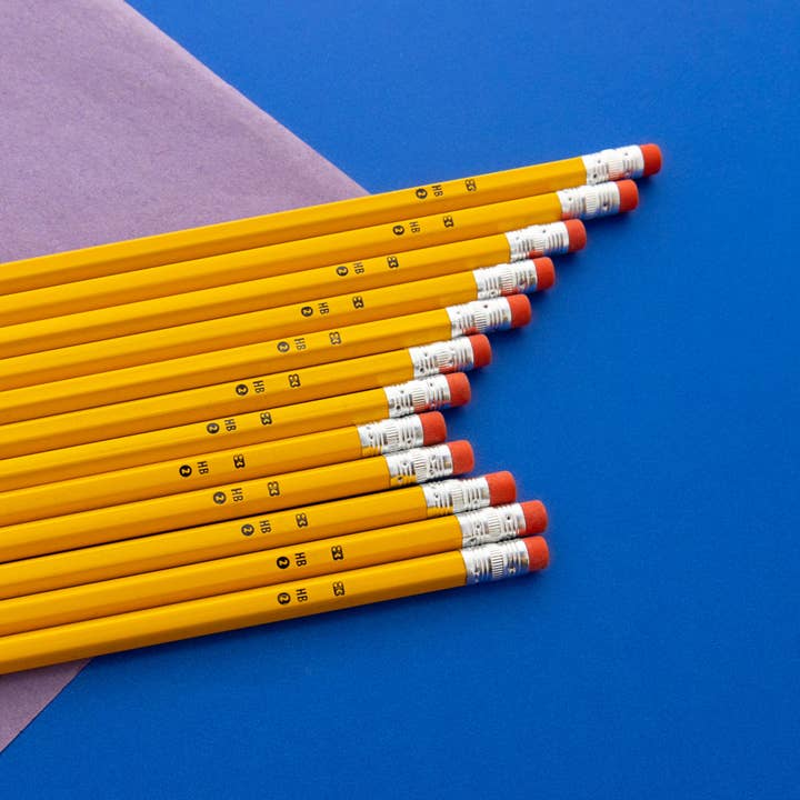 Luna Office Supply - Everyday Essential - Wholesale Pencil - Yellow Pencil #2 (12/Pack)1