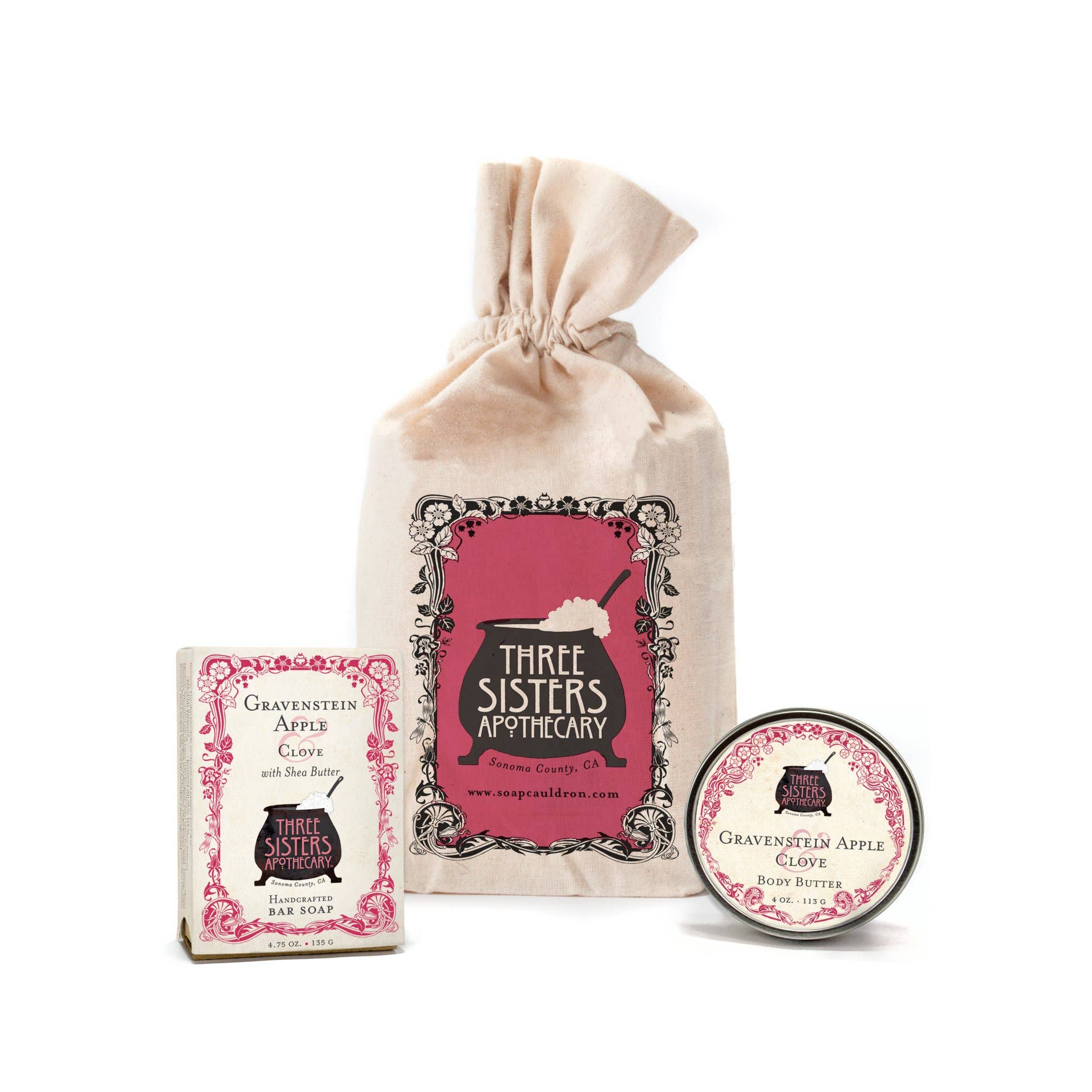 Soap Cauldron – wholesale Bad- och kroppsvårdsset – Muslin Presentset Tvål & Kroppssmör4