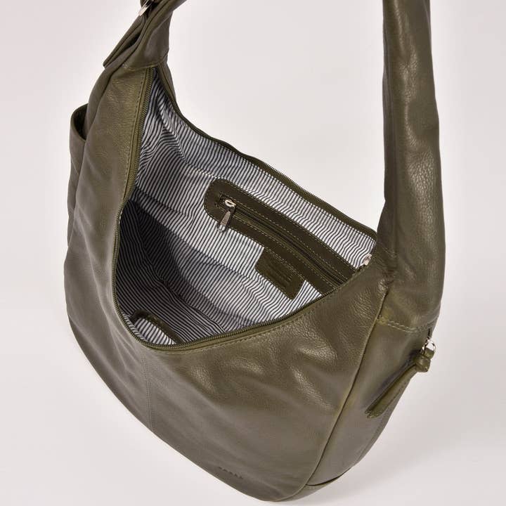 GABEE PRODUCTS - Wholesale Shoulder bag – women's - Casey Soft Leather Slouch Hobo5