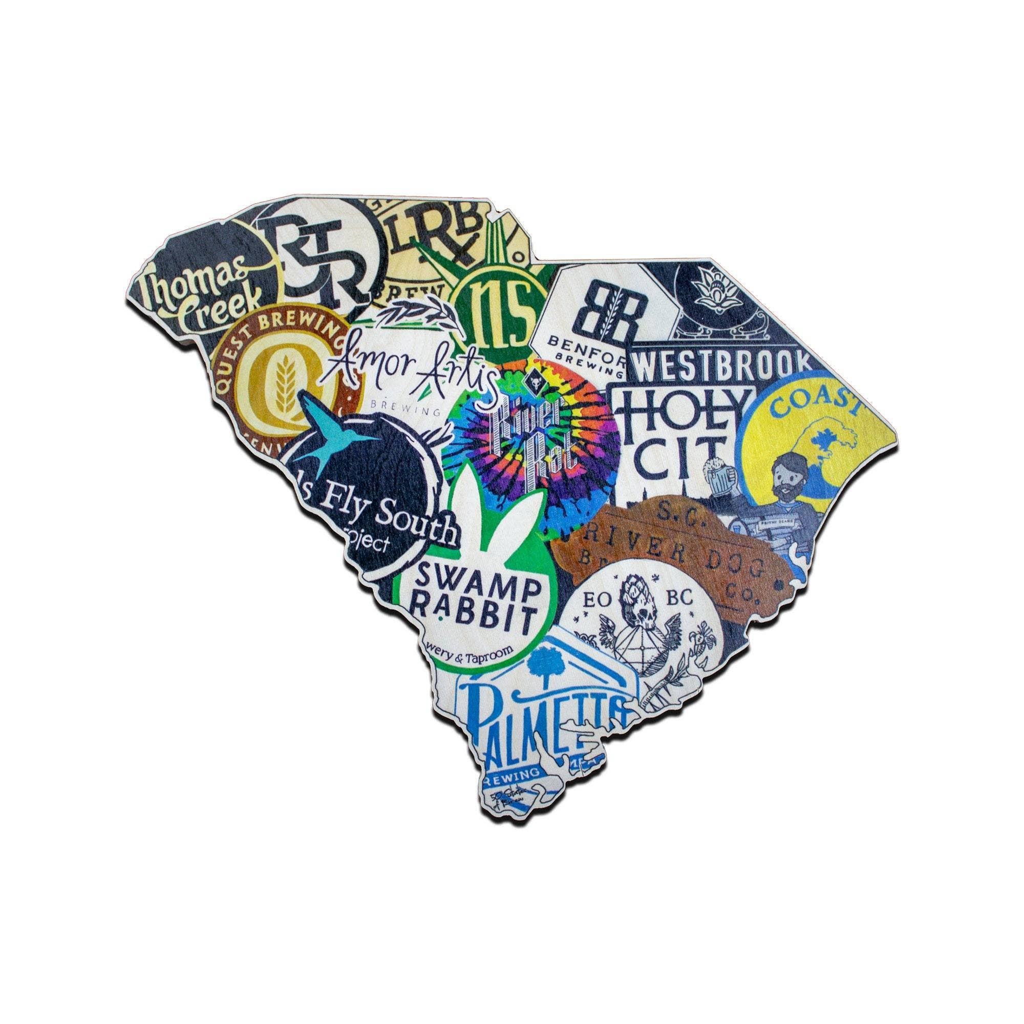 States Of Brew - Wholesale Sign - "Hoppy Faces, Barley Places"7