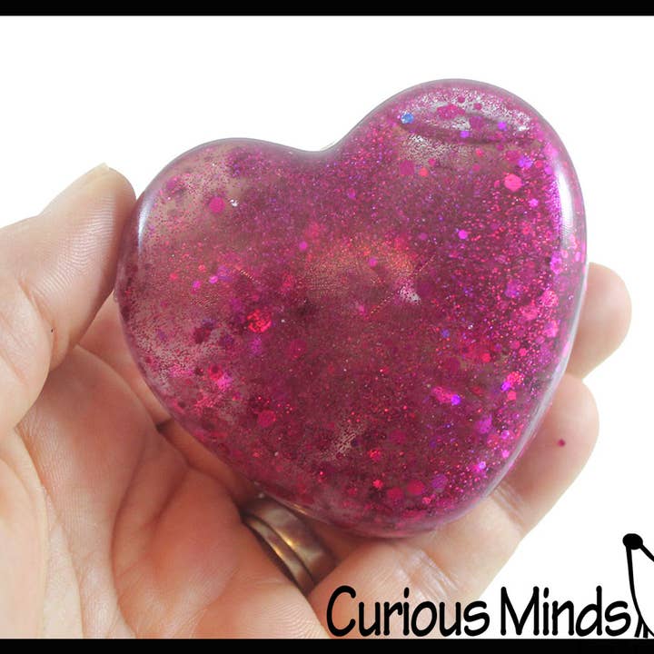Curious Minds Toys - Wholesale Squishy toy – Kids & Baby - Heart Sugar Ball - Thick Glue/Gel Syrup Molasses Stretch Bal5