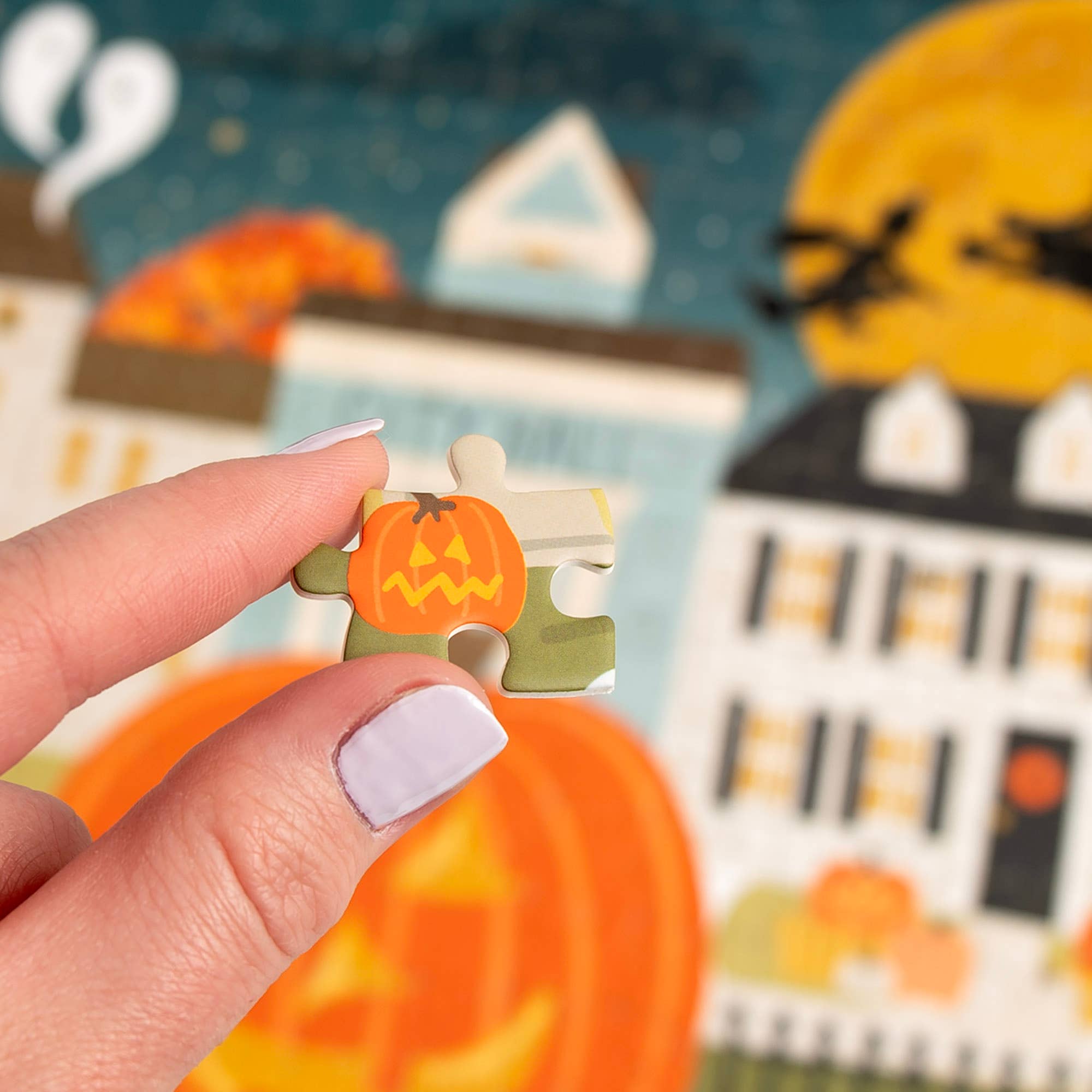 Pippi Post - Wholesale Puzzle - Adult - Haunted Nights & Ghostly Lights - 500 Piece Jigsaw Puzzle4