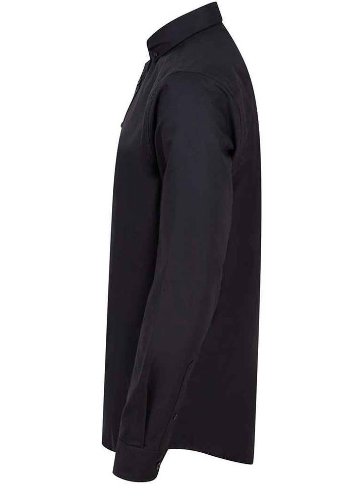 Pierre Francis - Vendita all'ingrosso Camicia button down - Uomo - Henbury - Camicia Oxford moderna a maniche lunghe dal taglio classico2