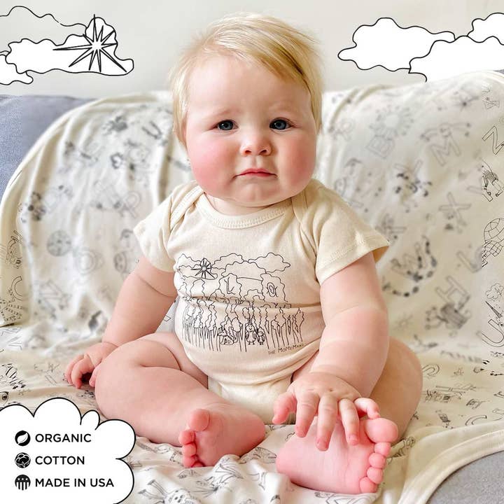 The MoMeMans - Wholesale Bodysuit (Non-Footed) - Baby - Organic Cotton Baby Onesies9