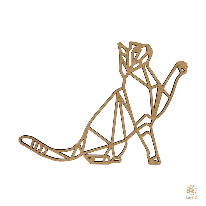 Lay3rd Lasercut - Decoração de varinha de madeira - Média por atacado de Lay3rD