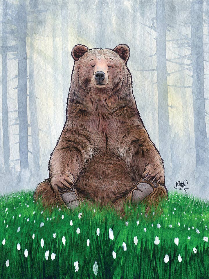 Bearmaste #138 - lodret for engroshandel hos Shawn Braley Illustration