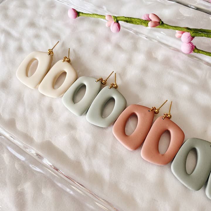 SageClayCo - Wholesale Dangle Earrings - Dani - Spring Fling Collection - Polymer Clay Earrings11