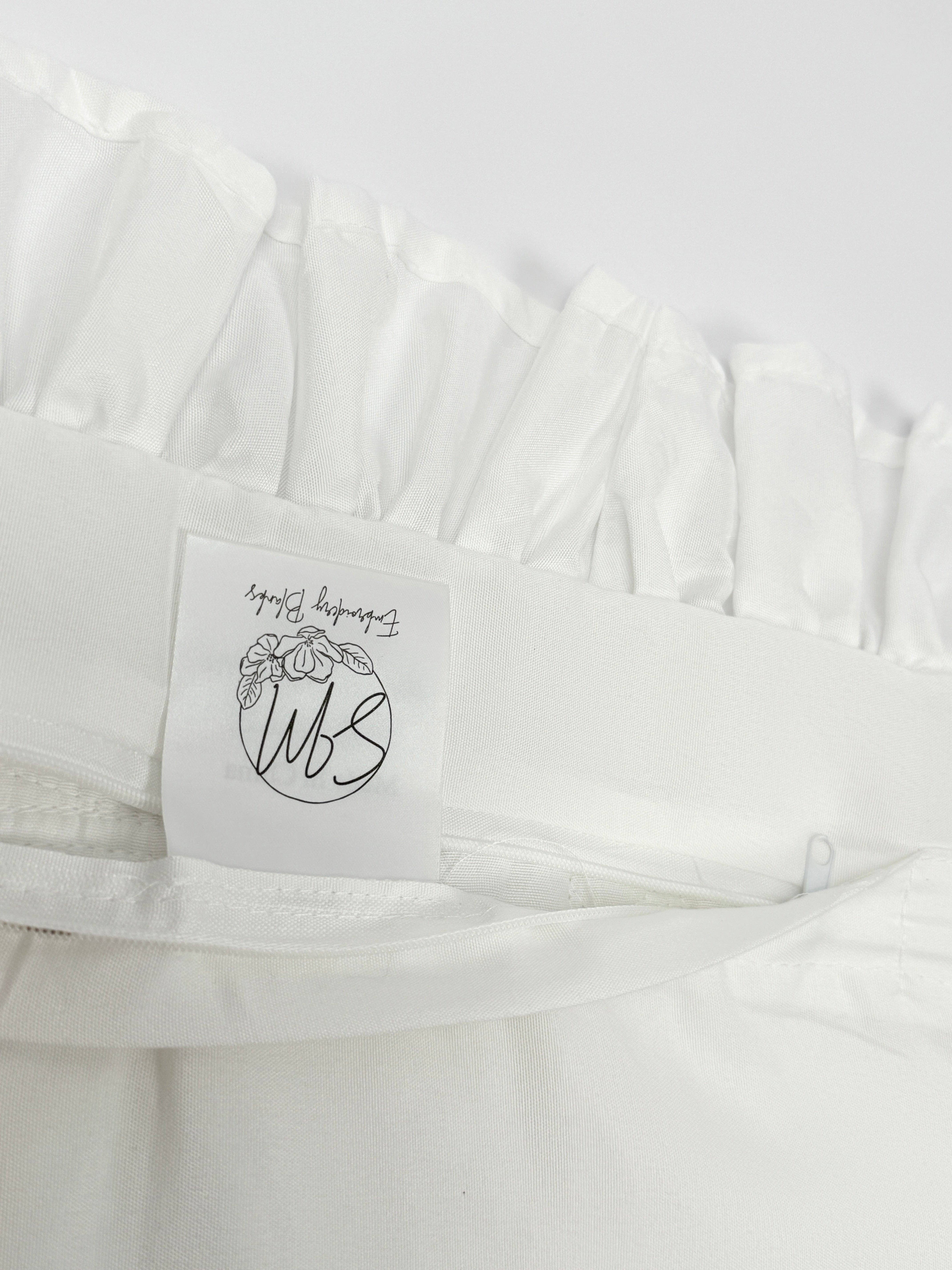 SM Blanks - Wholesale Bedding Pillowcase/Sham - White Ruffle Heirloom Pillow Sham3