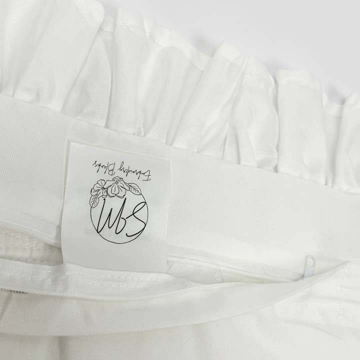SM Blanks - Wholesale Bedding Pillowcase/Sham - White Ruffle Heirloom Pillow Sham3