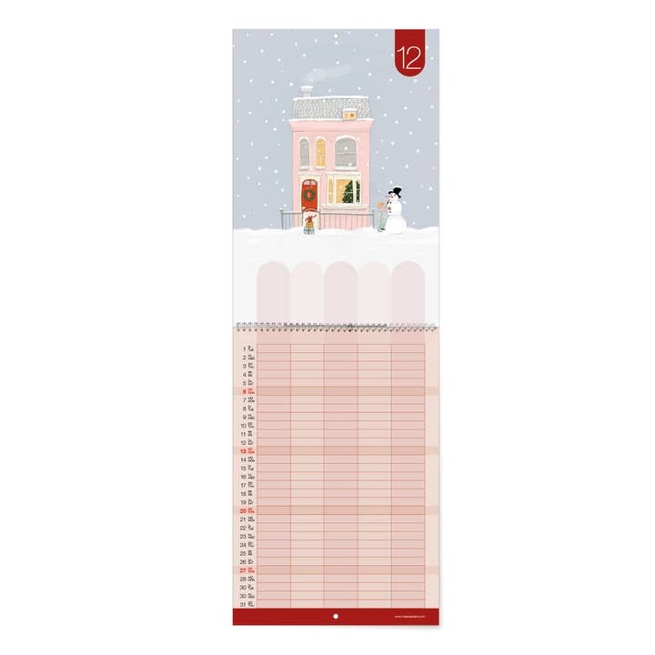 MIAO Papeterie - Wholesale Calendar - Family Planner | CALENDAR12