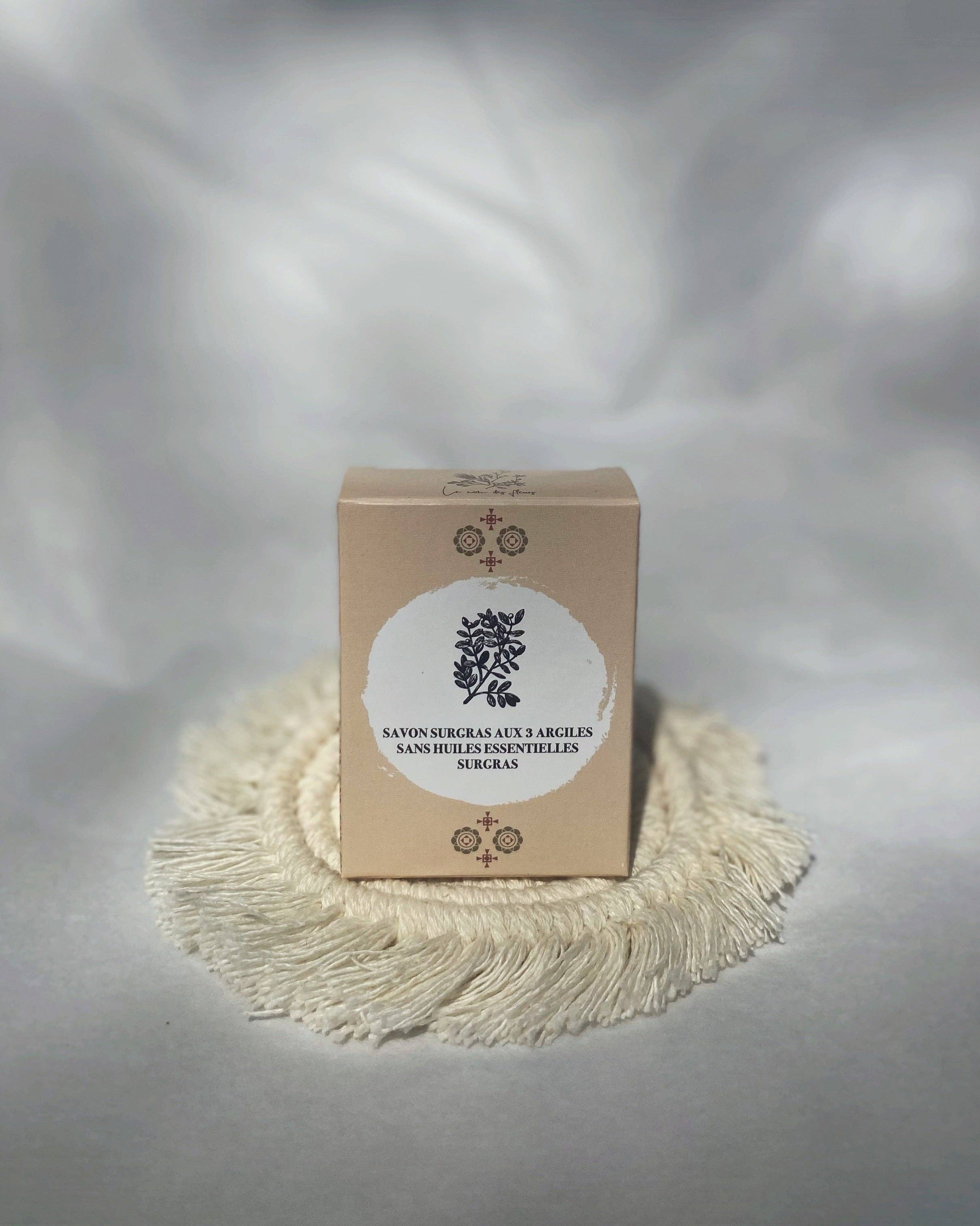 Le nom des fleurs - Wholesale Bar Soap - Surgras soap with 3 clays