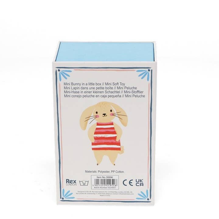 Rex B2B - UK - Wholesale Stuffed/Plush Toy - Kids & Baby - Mini Bunny In A Little Box3