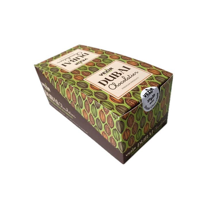 Aladdin - Wholesale Chocolate Bar - Pistachio Praline Dubai Chocolate Bar – Crispy & Nutty Delight 37gr