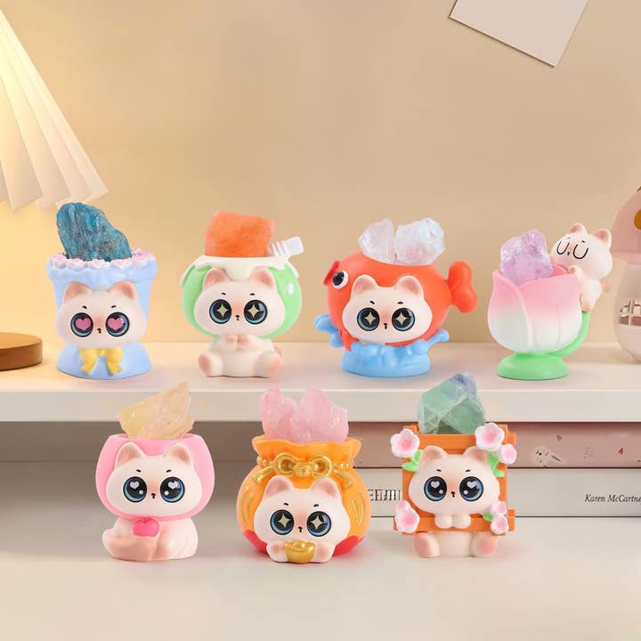 71267 Boîte Aveugle Cristal Chat Siamois-8 pour la vente par BCmini