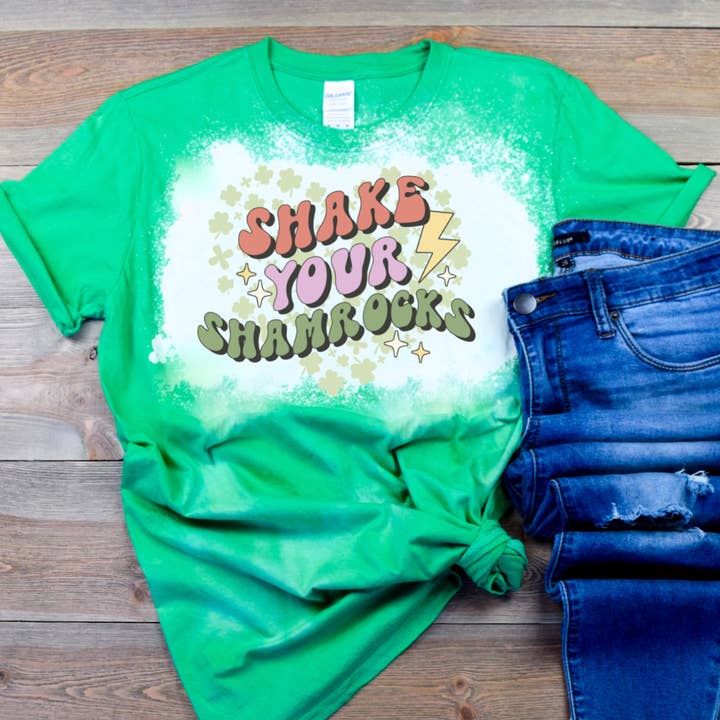 Shake Your Shamrock St Patricks Day Shirt for wholesale by Londas Trendy Tees