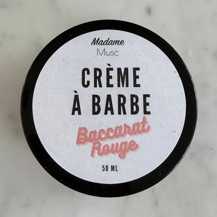 Shaving cream - Baccarat Rouge for wholesale by Madame Musc