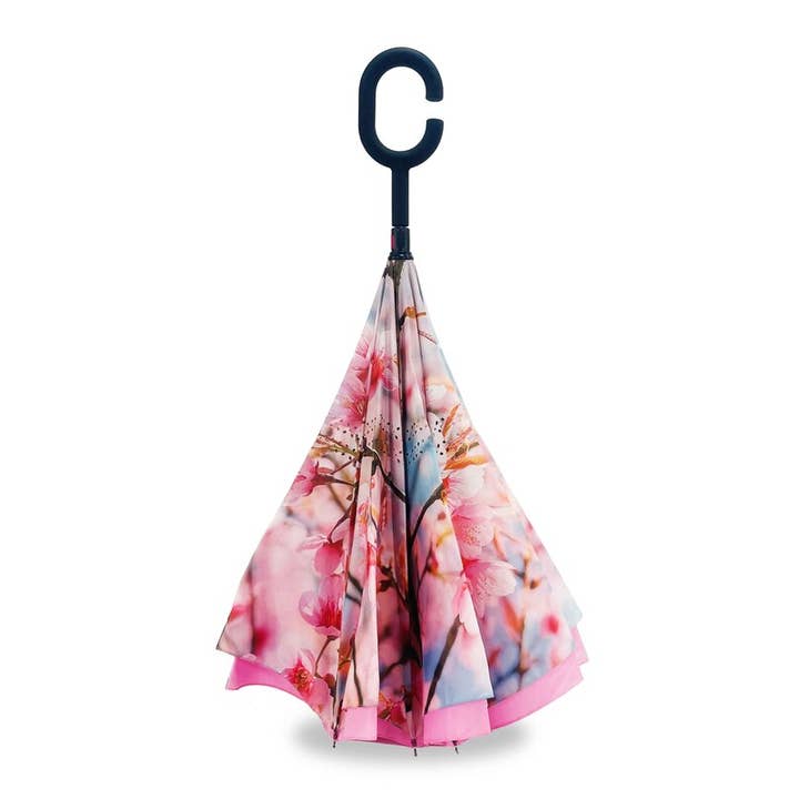 IOco Gift Designers - Wholesale Umbrella - Women's - IOco Reverse Umbrella - Sky Blossom