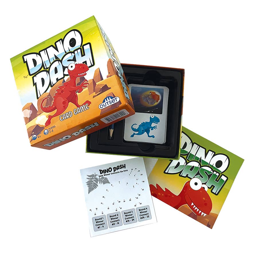 Outset Games and Cobble Hill Puzzles - Wholesale Card Game - Dino Dash: Be Quick or Be Extinct!  Card Game 🦕 (ages 4+)3